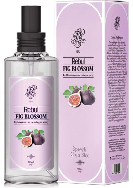 Kolonya Sprey Cam Şişe 100 cc Fig Blossom fiyatları