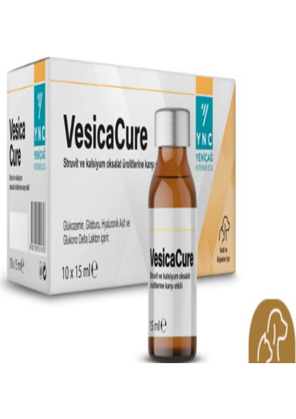 Vesicacure Struvit ve Kalsiyum Oksalat Ürolitlerine Karşı Etkili 10x15ml