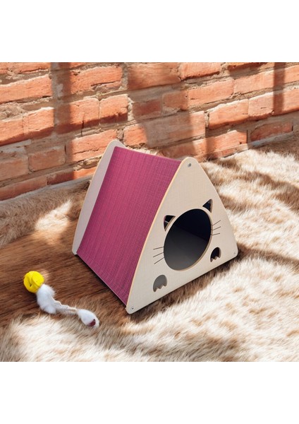 Efes Kedi Köpek Evi Şık Tasarım Coton Vizör fiyatları