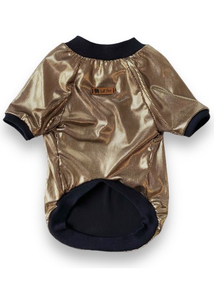 Gold Likralı Köpek T-Shirt