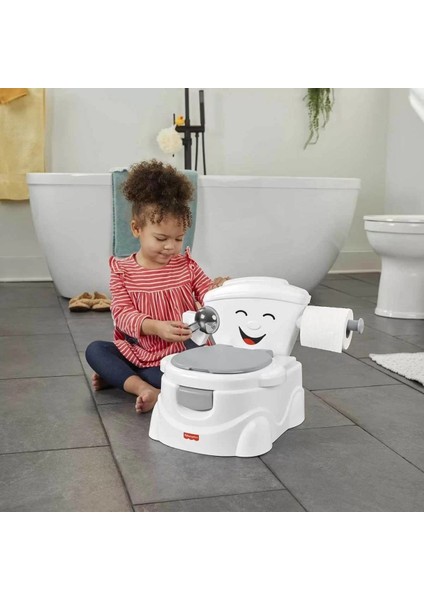 HJC40 Fisher-Price Eğitici Eğlenceli Tuvalet (Türkçe)-Mattel indirimleri