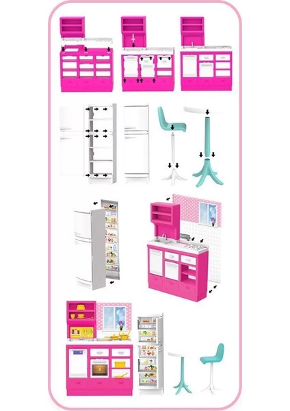 03665 Linda'nın Mutfağı Oyun Seti -Dede modelleri