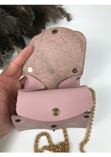 Mini Kadın El ve Kol Çantası Pembe Renk fiyatları