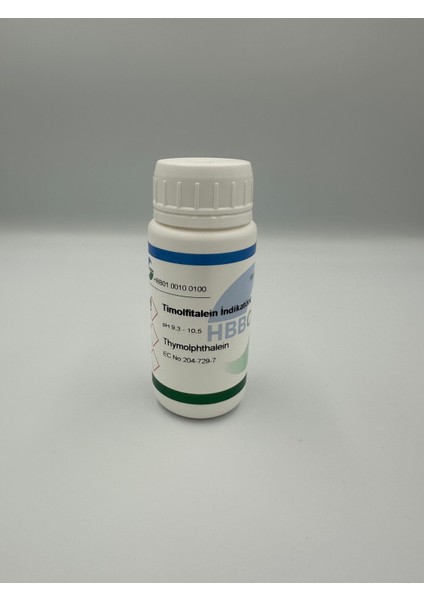 Timolftalein Indikatör Çözeltisi 500 ml