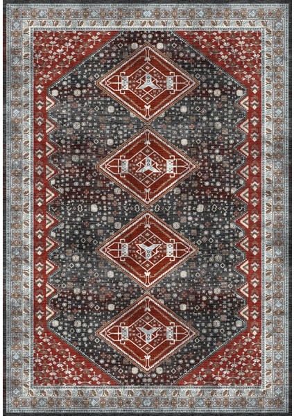 Vintage Eskitme Bohem Yıkanabilir Şönil Kilim Pamuk Taban Dokuma Halı Oturma Odası Salon Balkon Mutfak Halısı