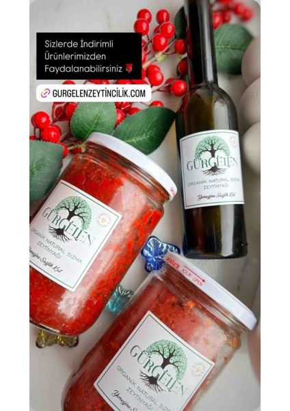 Hatay El Yapımı Kuru Baş Biber Salçası Acı 10 kg