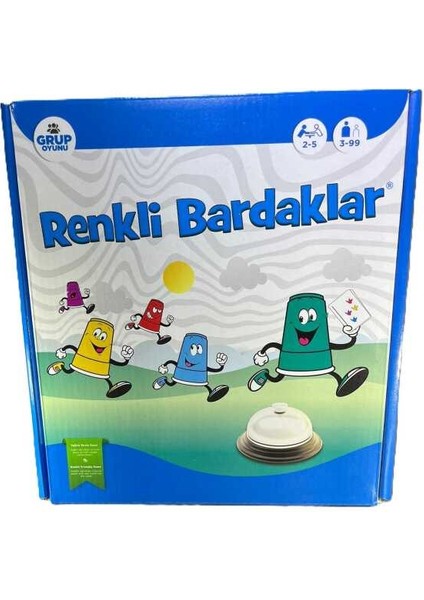 Renkli Süper Bardaklar Oyunu Hızlı ve Neşeli Olan Kazanır