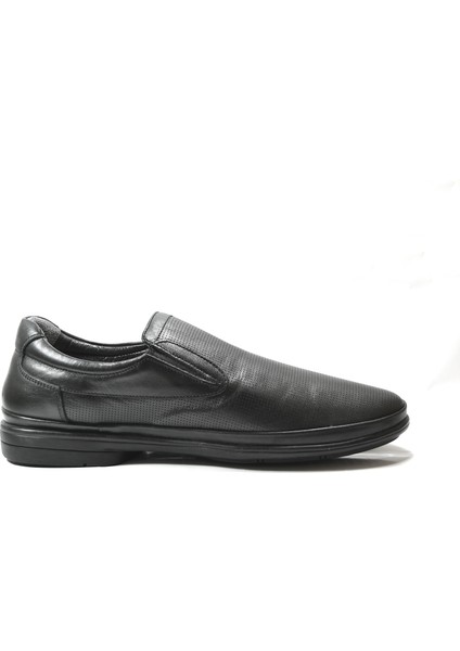 Dr. Jells Hakiki Deri Siyah Ortopedik Erkek Ayakkabı modelleri