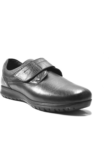 Freefenomen 6505 Deri Siyah Cırtlı Ortopedik Erkek Ayakkabı fiyatları