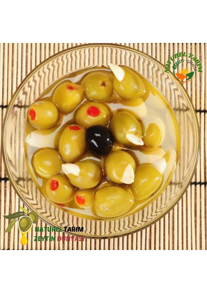 Sarımsak Dolgulu Yeşil Zeytin