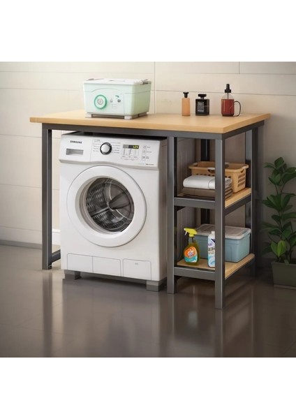 Lindsay Çamaşır Makinesi Bölmeli Banyo Rafı