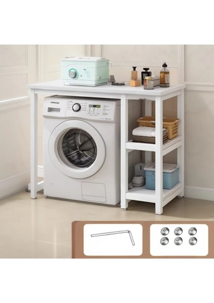 Lindsay Çamaşır Makinesi Bölmeli Banyo Rafı modelleri