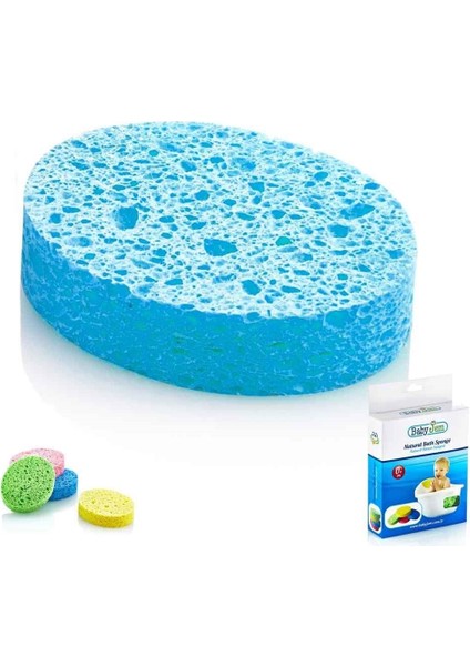 Babyjem Bebek Banyo Süngeri Selülozik 020 Mavi
