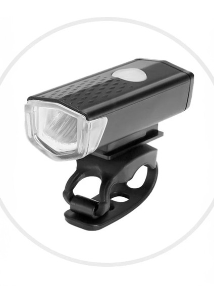 Bisikletler Için Gece Yolculukları Için USB Şarjlı Gidön Önü Işık Fener