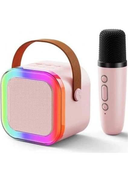 Kareoke Mikrofonlu Eğlenceli Parti Için Bluetooth Özellikli Hoperlör