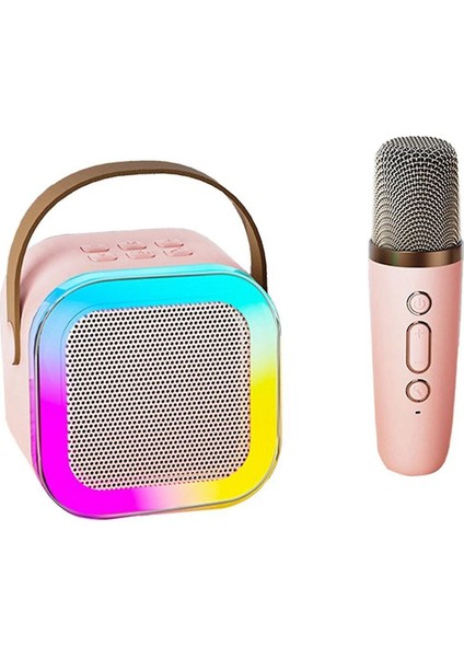 Kareoke Mikrofonlu Eğlenceli Parti Için Bluetooth Özellikli Hoperlör