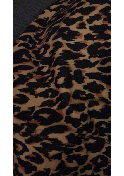 Leopar Desen Ekstra Yüksek Bel Spor Tayt indirimleri