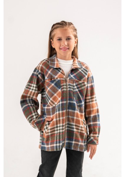 Kız Çocuk Fermuarlı Ekose Gömlek 3086 fiyatları