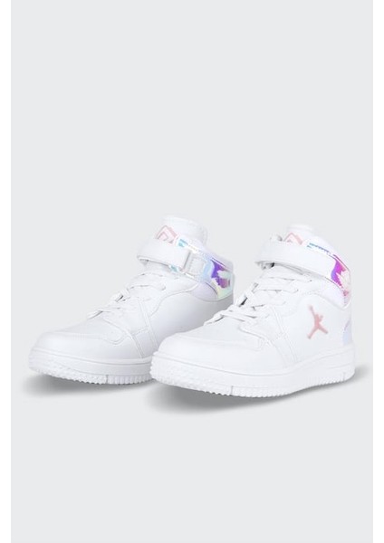 Haykat Beyaz Cırtlı Bilekli Kız Çocuk Sneaker Spor Ayakkabı modelleri