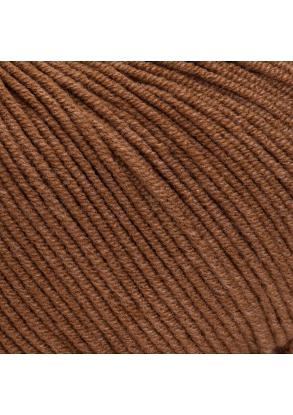 Yarn Art Jeans 40 Açık Kahverengi Amigurumi Örgü ipi Hırka Örgü ipi Bebek ipi Punch ipi 3'lü Paket
