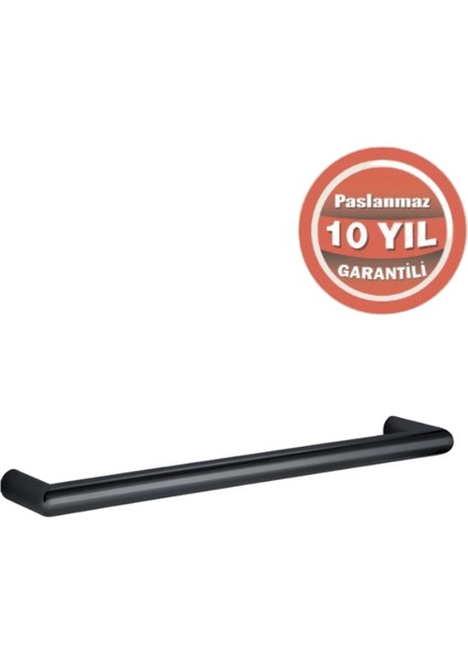 Paslanmaz Pirinç Flora Küvet Kolu Rozetsiz 60CM Mat Siyah modelleri