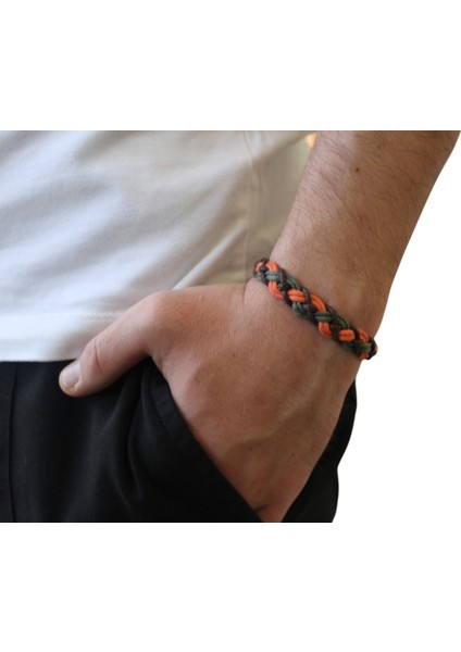 Baharın Renkleri Ip Bileklik ( Turuncu-Kahverengi- Yeşil ) Renk fiyatları