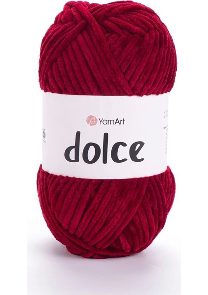 Dolce 752 Bordo Kadife El Örgü ipi