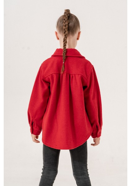 Kız Çocuk Triko Cepli Gömlek 3130 fırsatları