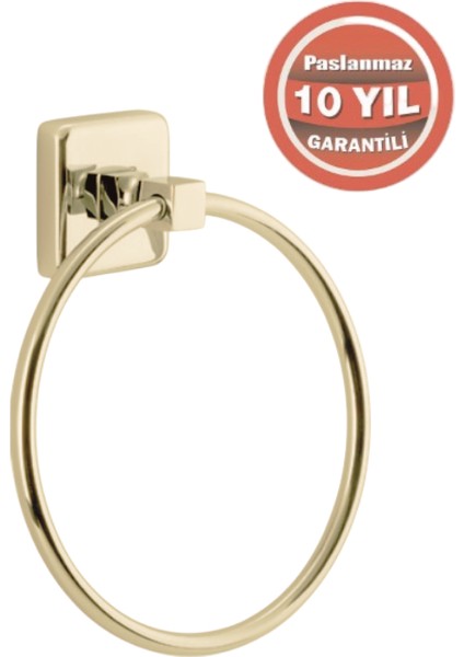 Paslanmaz Pirinç Kumru Yuvarlak Havluluk Altın Sarı Gold modelleri