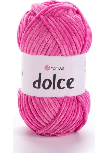 Dolce - Kadife El Örgü ipi PEMBE-795