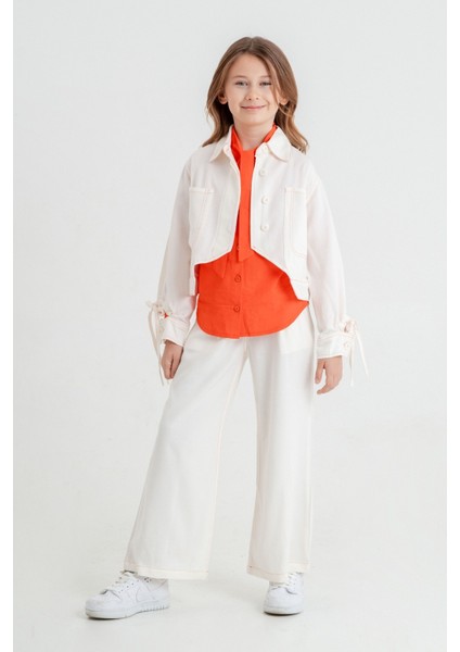 Kız Çocuk Zıt Dikişli Üçlü Takım 4410 fiyatları