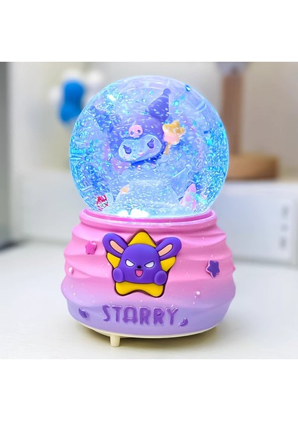 Kuromi Büyük Boy Püskürtmeli Müzikli Işıklı Kar Küresi fiyatları