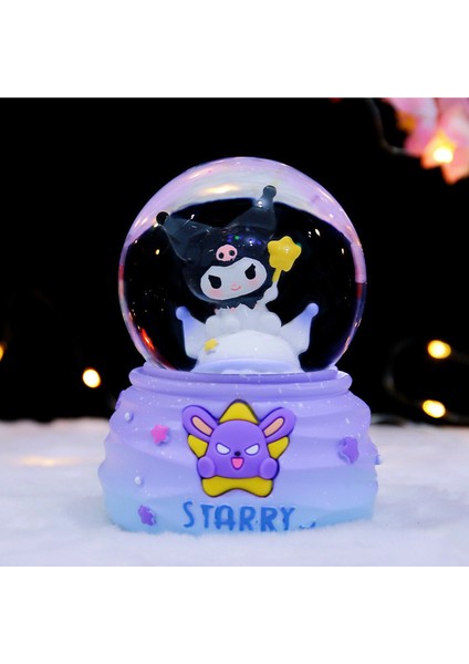 Kuromi Büyük Boy Püskürtmeli Müzikli Işıklı Kar Küresi indirimleri