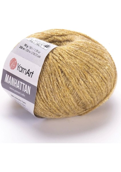 Manhattan - Simli El Örgü ipi BEJ-902