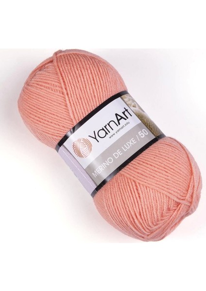 Merıno De Luxe 50 - El Örgü Ipi YAVRUAĞZI-565