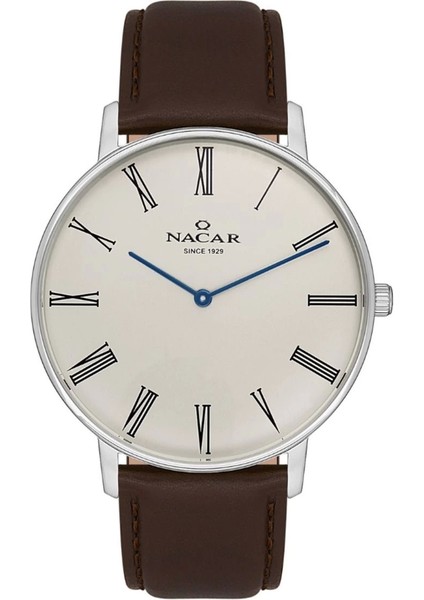 Kahverengi Hakiki Deri Erkek Kol Saati NC34-290290-AWL2