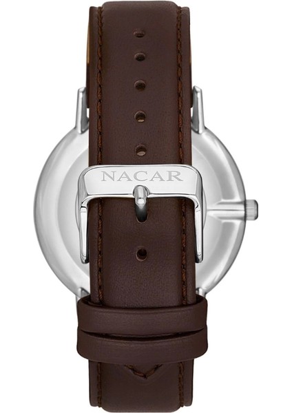 Kahverengi Hakiki Deri Erkek Kol Saati NC34-290290-AWL2 fırsatları