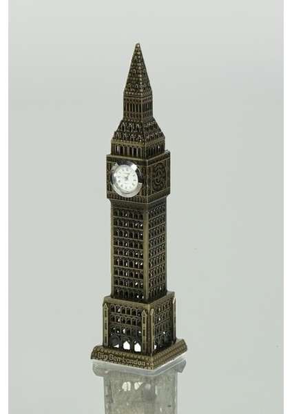 Antik Bronz Big Ben Saat Kulesi: Retro London Yapı Maketi, Dekoratif Objeler