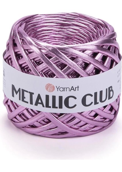 Metallıc Club - Örgü ipi 8109-PEMBE