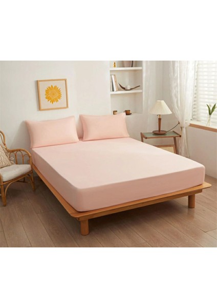 Ranforce Pamuklu Yastık Kılıflı Lastikli Çarşaf Takımı