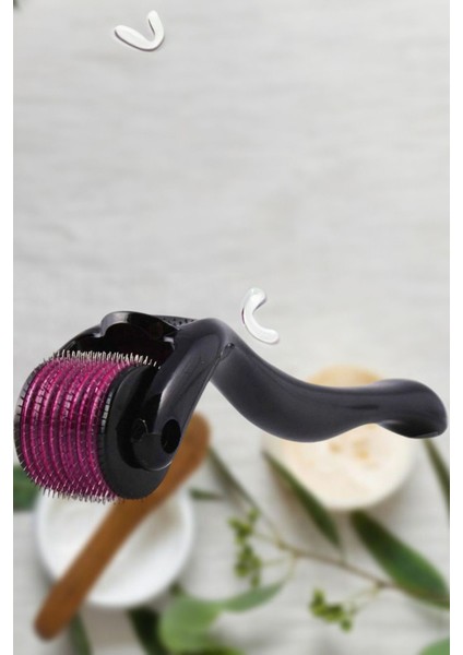 Titanyum Uçlu 540 Iğneli Derma Roller: 0.5 mm Iğnelerle Cilt Masajı Için