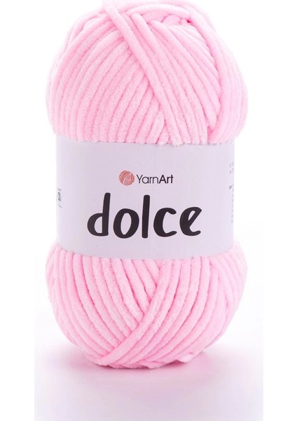 Dolce - Kadife El Örgü ipi PEMBE-796