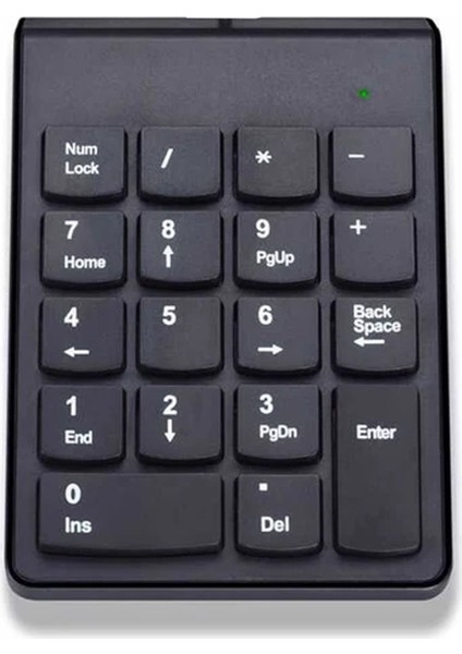Mini Numaratör Numpad 2.4 Ghz USB Numaratör
