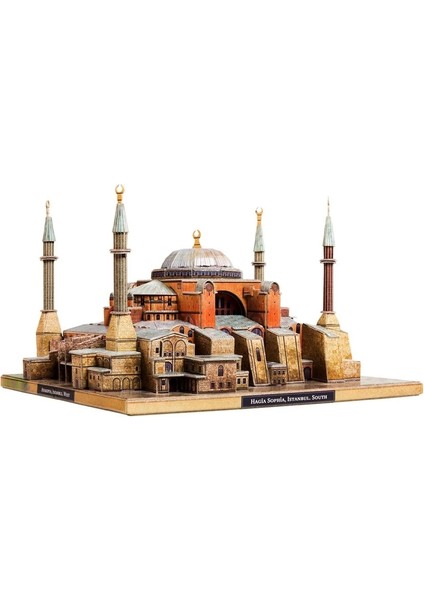 Ayasofya Camii 3D Karton Puzzle Yapboz