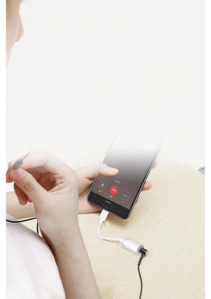 Type C To 3.5mm Uyumlu Stereo Kulaklık/aux/şarj Dönüştürücü Adaptör