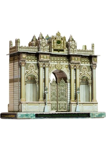 Dolmabahçe Hazine Kapısı 3D Karton Puzzle Yapboz modelleri