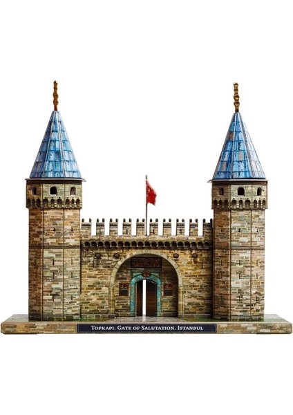 Topkapı Sarayı Selamlık Kapısı 3D Karton Puzzle Yapboz