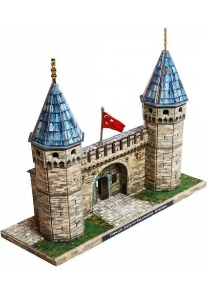 Topkapı Sarayı Selamlık Kapısı 3D Karton Puzzle Yapboz