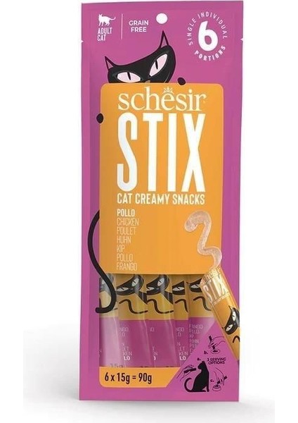 Cat Stix Tavuklu Krema Kedi Ödülü (6x15gr)
