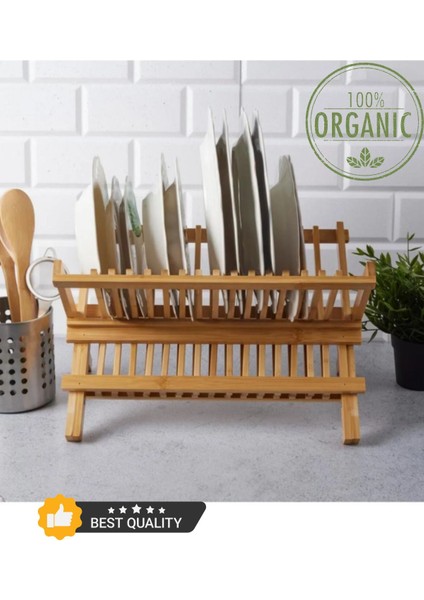 Bambu Katlanabilir-Antibakteriyel-Tabaklık Bulaşıklık fiyatları